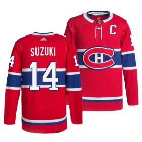 Montreal Canadiens Trikot Nick Suzuki 14 Adidas Rot Authentic - Herren